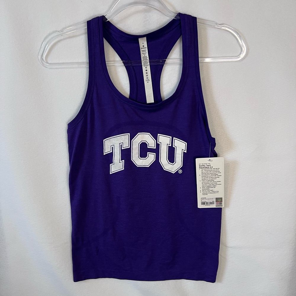 Purple TCU Women's Tank Top